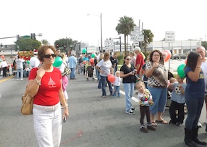 Toys for Tot train line big in NSB